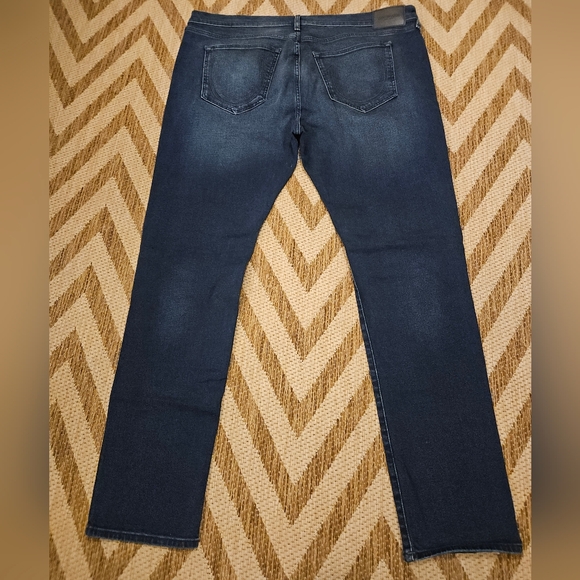 True Religion Jeans Men's Blue Denim Jeans Relaxed Skinny Rocco No Flap SE 42x33 - Picture 4 of 15